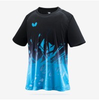 EXTERRA T SHIRT BLACK/BLUE