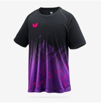 EXTERRA T SHIRT BLACK/PURPLE